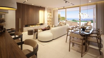 Apartment in Benahavis with 2 bedrooms and 3 bathrooms 128m2