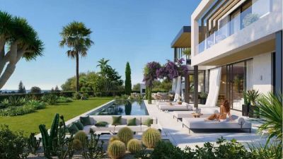 Villa in Estepona with 5 bedrooms and 4 bathrooms 359m2