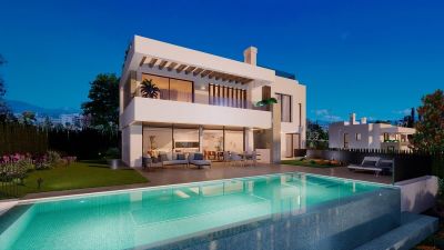 Villa in Estepona with 4 bedrooms and 5 bathrooms 372m2