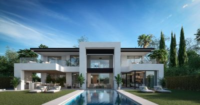 Villa in Estepona with 4 bedrooms and 4 bathrooms 581m2